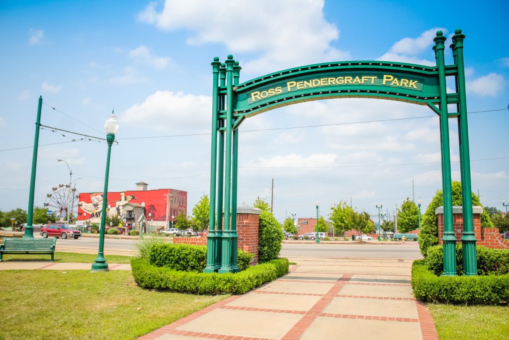 Ross Pendergraft Park in Downtown Fort Smith